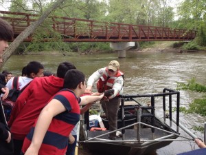 Ben Ricks gives students a hands-on experience