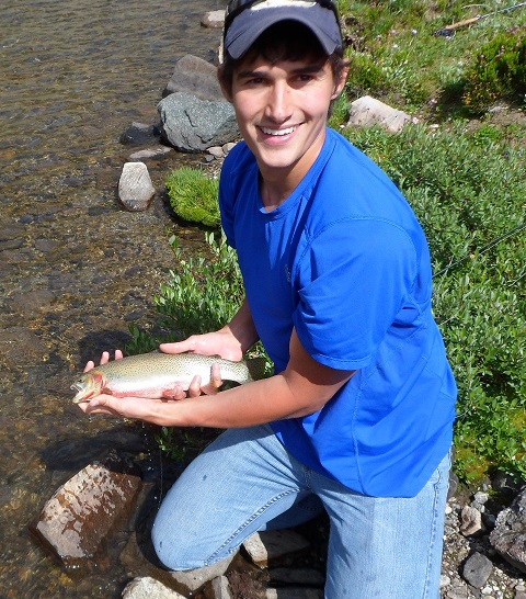 TJ with a Westslope Cutthroat Trout from southwest Montana