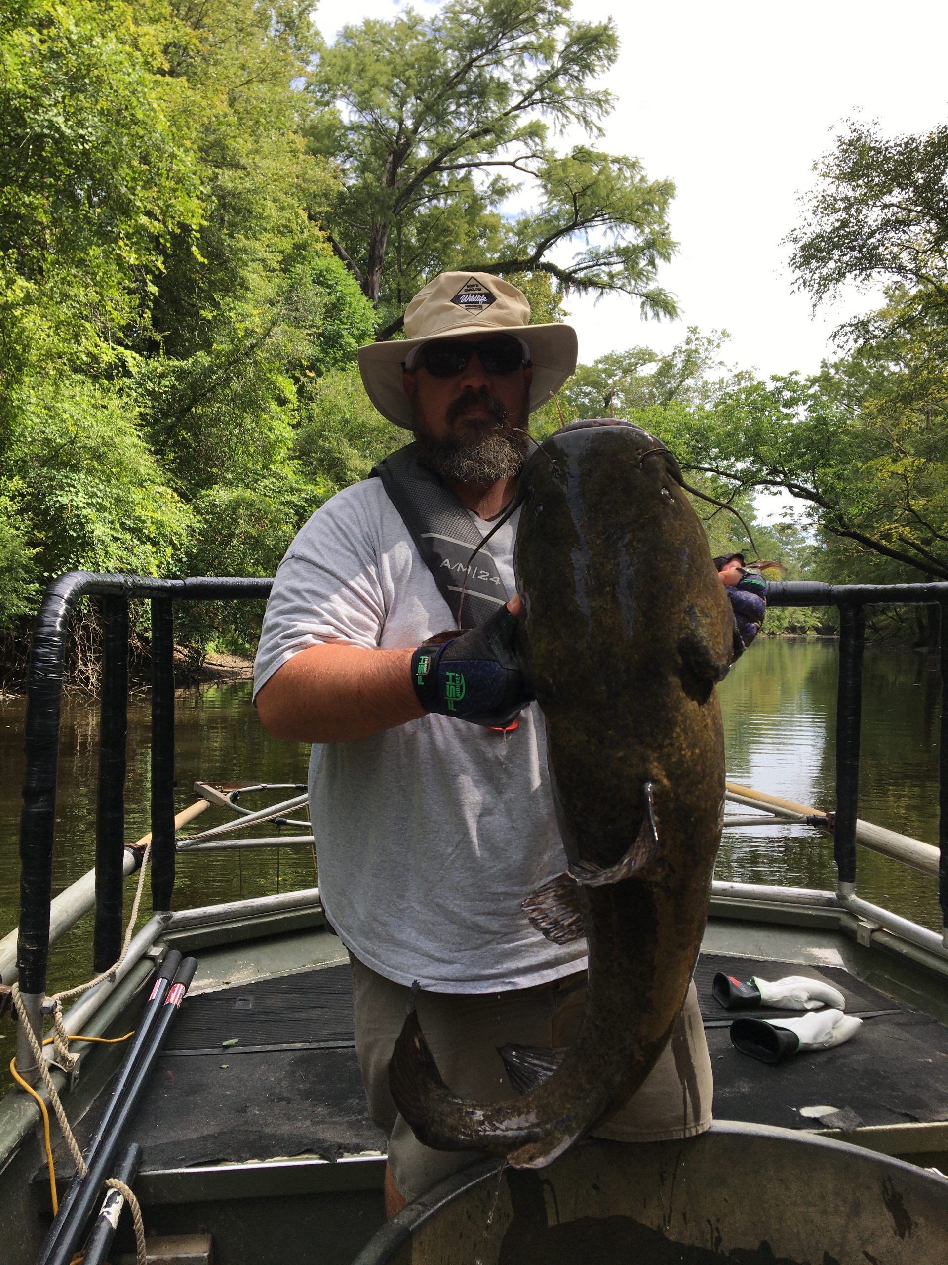 Flathead Catfish Fishing River North Carolina NC Pender County